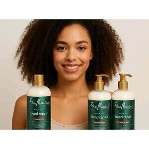 Shea Moisture Bond Repair Amla Oil Shampoo &‎ Conditioner Set Lot of 3 New